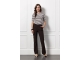 Studio Anneloes Flair bonded trousers 8700 espresso