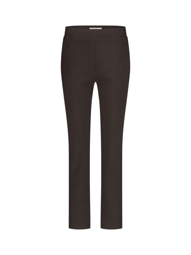 Studio Anneloes Anne bonded trousers 8700 espresso