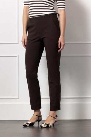 Studio Anneloes Anne bonded trousers 8700 espresso