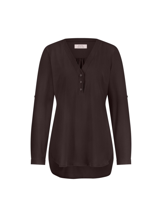 Studio Anneloes Evi blouse 8700 espresso