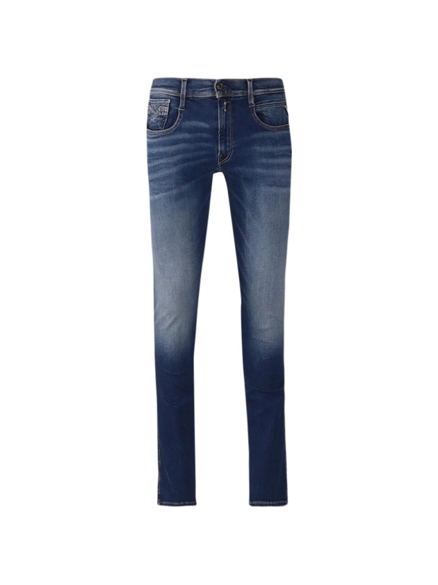 Replay Anbass pants 007 donkerblauw
