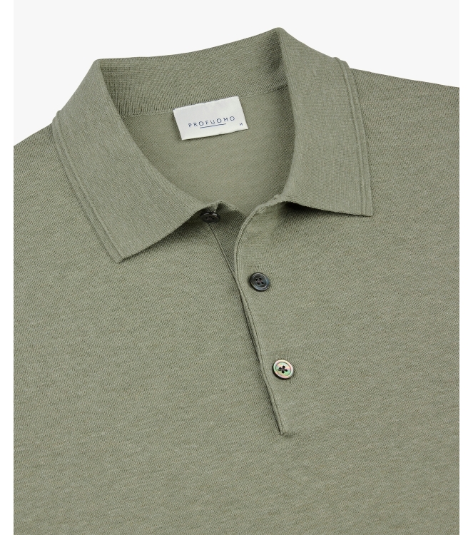 Profuomo POLO SS M GREEN Z2Mid green