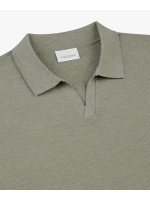 Profuomo POLO OPEN COLLAR SS M GREEN Z2Mid green