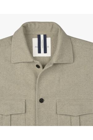 Profuomo OVERSHIRT RAW WHITE F1 Sand