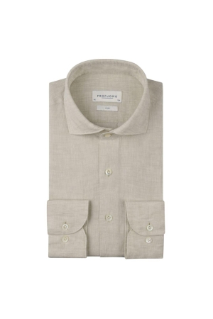 Profuomo SHIRT CUTAWAY SF SAND F1 Sand
