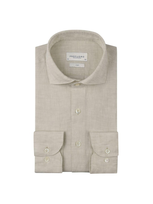Profuomo SHIRT CUTAWAY SF SAND F1 Sand