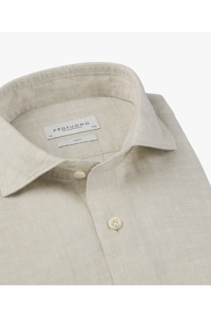 Profuomo SHIRT CUTAWAY SF SAND F1 Sand
