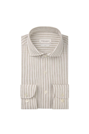 Profuomo SHIRT CUTAWAY SF BEIGE FBeige