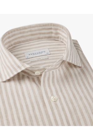 Profuomo SHIRT CUTAWAY SF BEIGE FBeige
