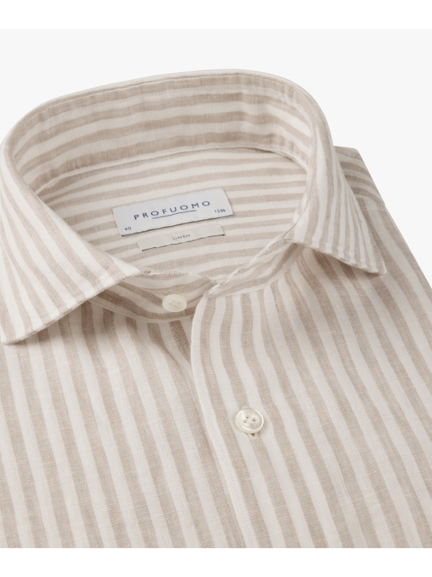 Profuomo SHIRT CUTAWAY SF BEIGE FBeige