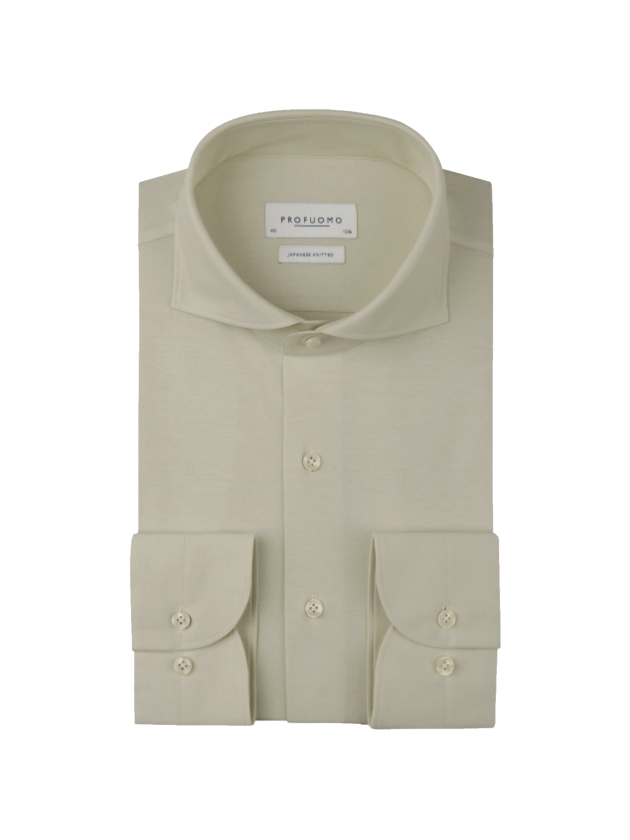 Profuomo SHIRT X-CUTAWAY SF L.SAND F5Light sand