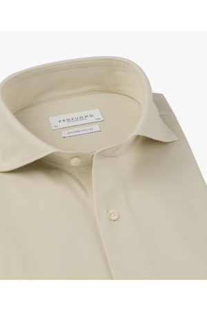 Profuomo SHIRT X-CUTAWAY SF L.SAND F5Light sand