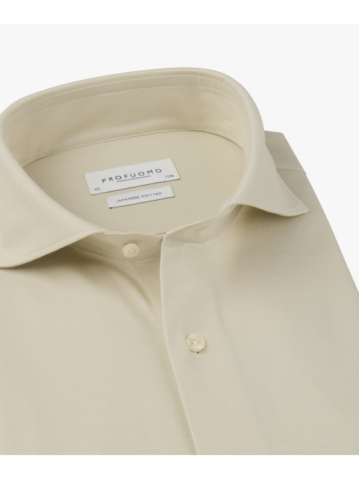 Profuomo SHIRT X-CUTAWAY SF L.SAND F5Light sand