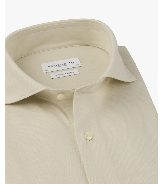 Profuomo SHIRT X-CUTAWAY SF L.SAND F5Light sand