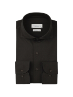 Profuomo SHIRT X-CUTAWAY SF D.BROWN H2Darkbrown