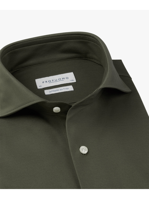 Profuomo SHIRT X-CUTAWAY SF GREEN ZGreen