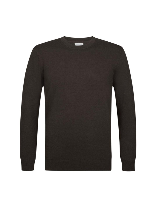Profuomo PULLOVER CREW NECK D BROWN H2Darkbrown