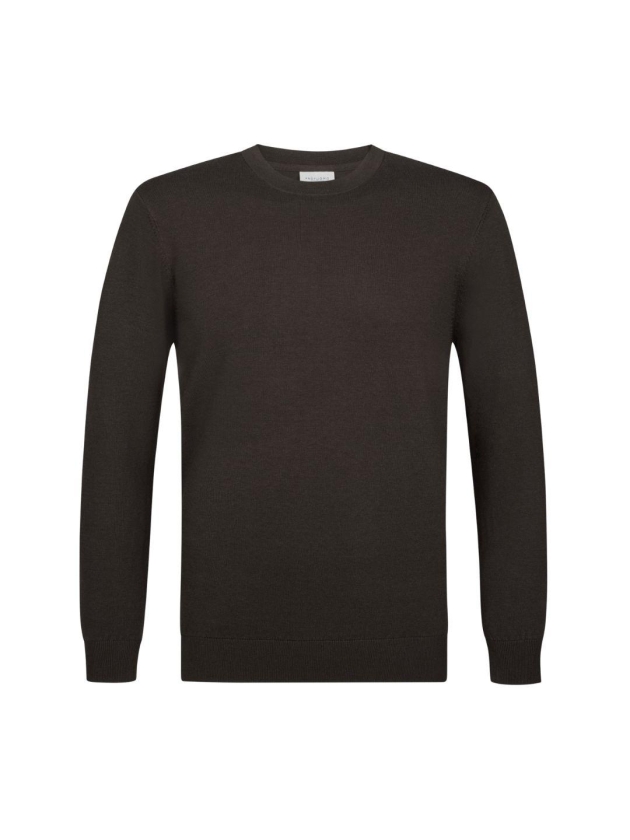 Profuomo PULLOVER CREW NECK D BROWN H2Darkbrown
