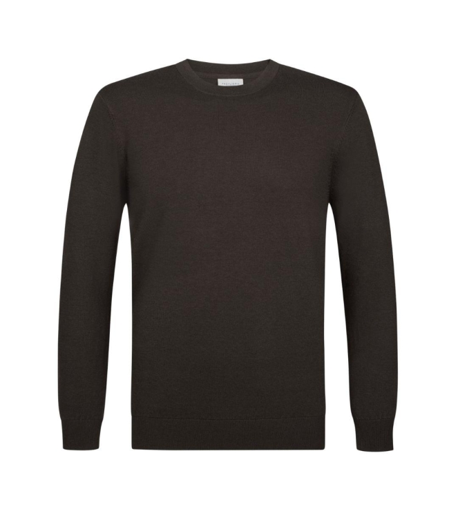 Profuomo PULLOVER CREW NECK D BROWN H2Darkbrown