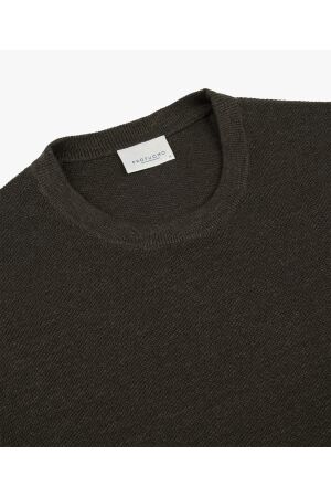 Profuomo T-SHIRT CREW NECK SS D BROWN H2Darkbrown