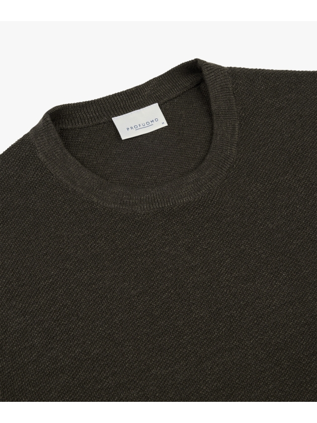 Profuomo T-SHIRT CREW NECK SS D BROWN H2Darkbrown