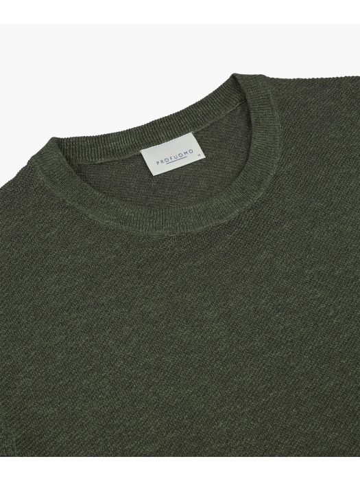Profuomo T-SHIRT CREW NECK SS GREEN ZGreen
