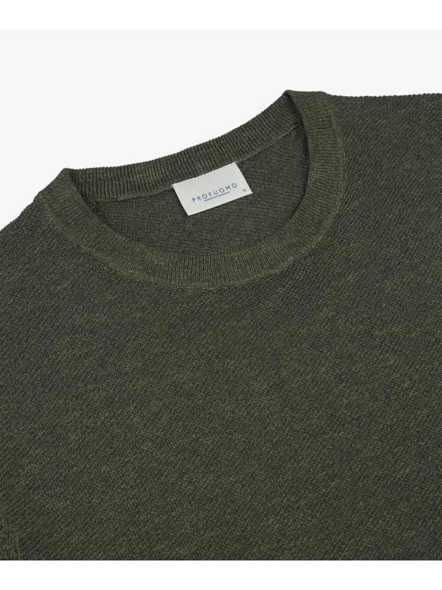 Profuomo T-SHIRT CREW NECK SS GREEN ZGreen