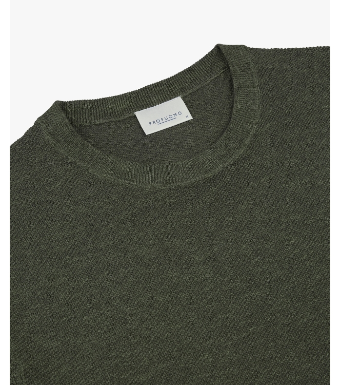 Profuomo T-SHIRT CREW NECK SS GREEN ZGreen