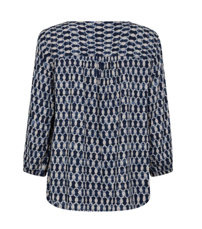 Freequent Printed blouse with v-neck Salute W. Moonbeam