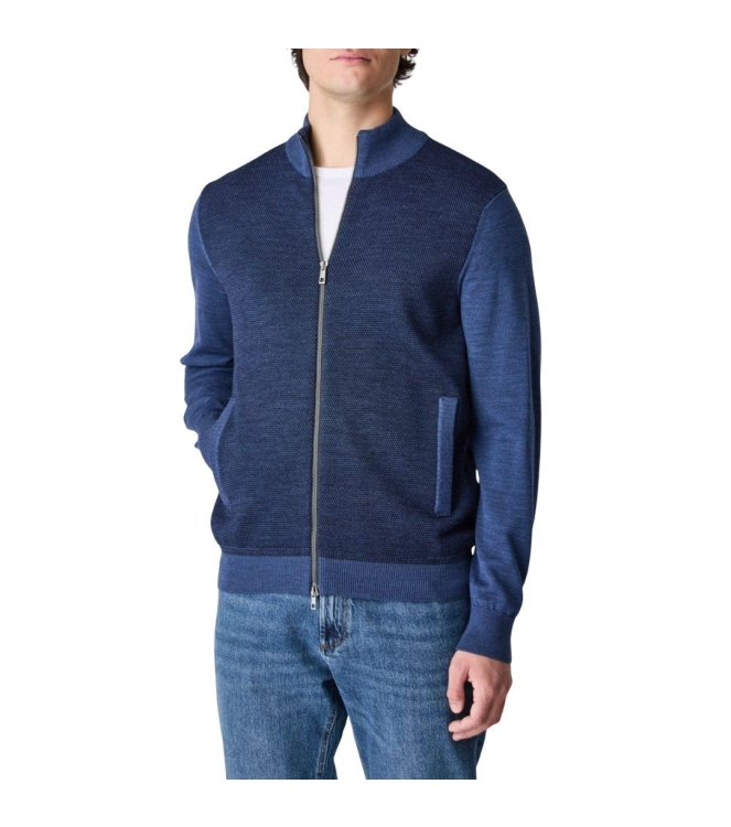 Maerz Strickjacke Zip 1/1 Arm 380