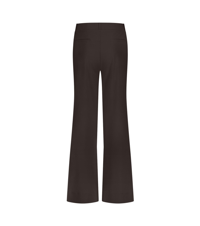 Studio Anneloes Lexie bonded trousers 8700 espresso