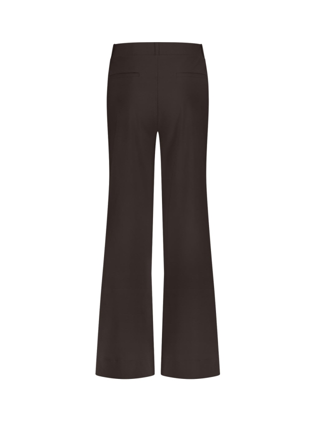 Studio Anneloes Lexie bonded trousers 8700 espresso