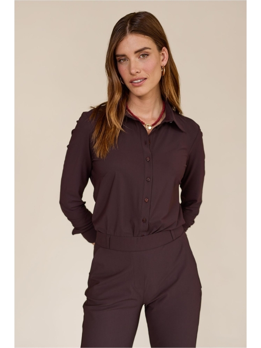 Studio Anneloes Poppy blouse 8700 espresso