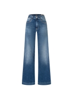 MAC RICH PALAZZO D585 Navy heavy wash