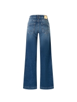 MAC RICH PALAZZO D585 Navy heavy wash