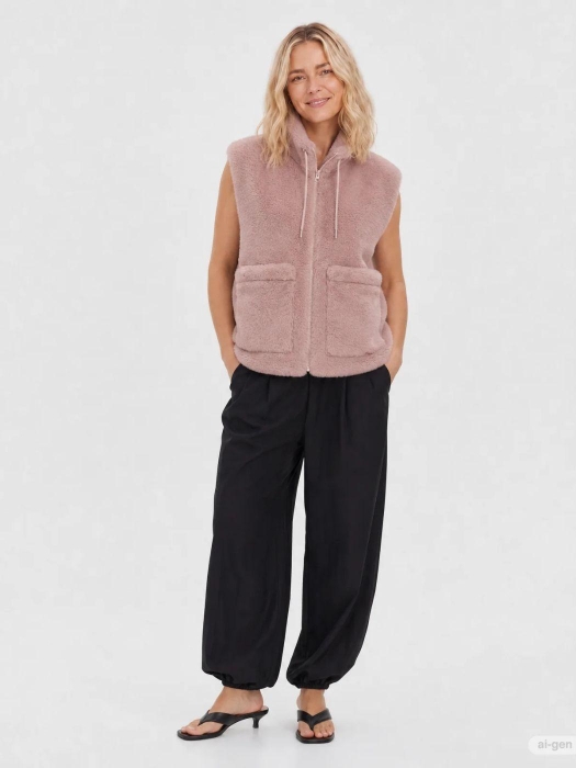 Freequent FQFONY-WAISTCOAT Pale Mauve