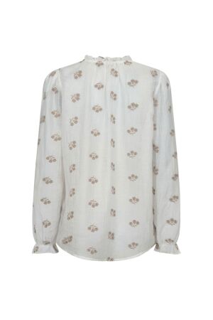 Freequent FQWENDY-BLOUSE 7100 Star Off-white w. Simply Taupe