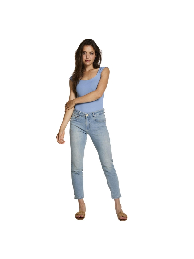 Parami Amber - Para Mi Jeans - D193 - Carb D193 Carbon blue