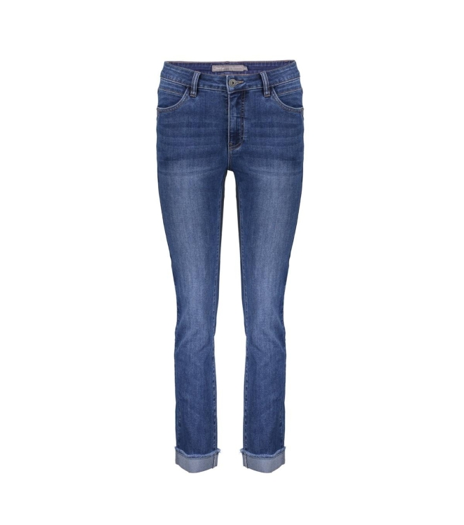 Geisha Jeans turn-up 000811 Stonewash denim