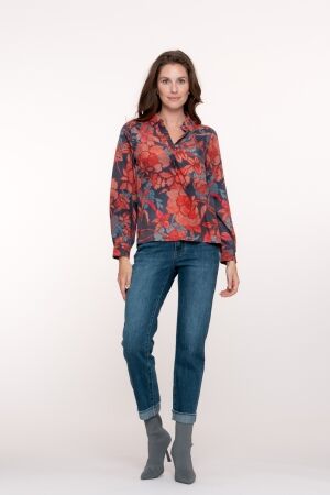 Geisha Jeans turn-up 000811 Stonewash denim