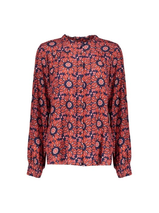 Geisha Blouse print 000420 Pink