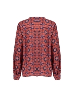 Geisha Blouse print 000420 Pink