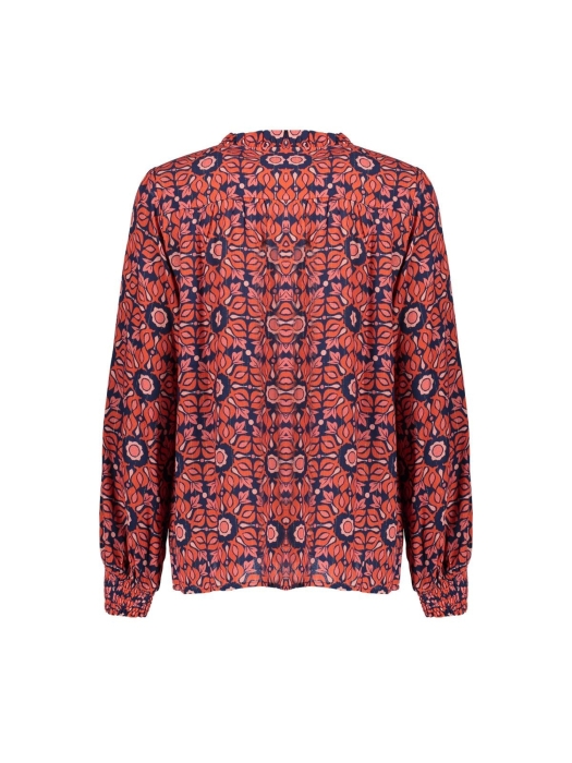 Geisha Blouse print 000420 Pink