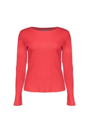 Geisha T-shirt rib round neck 000450 Red