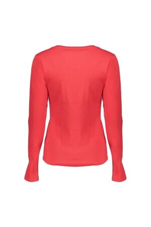 Geisha T-shirt rib round neck 000450 Red