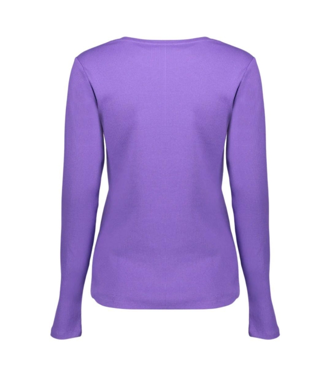 Geisha T-shirt rib round neck 000380 Purple