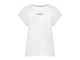 Geisha T-shirt embroidered word 000011 Off white