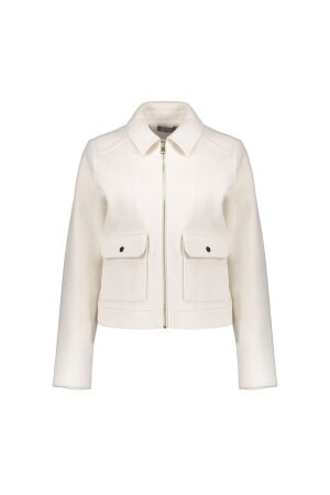 Geisha Jacket zip 000010 Offwhite