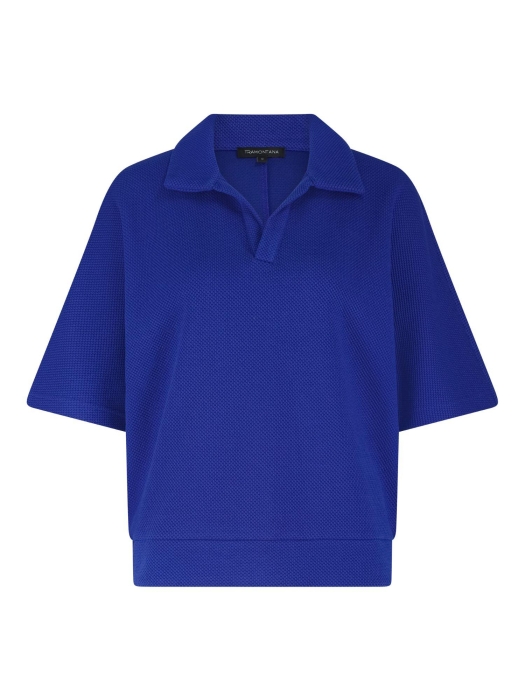 Tramontana Polo Collar Top 5080 Ink