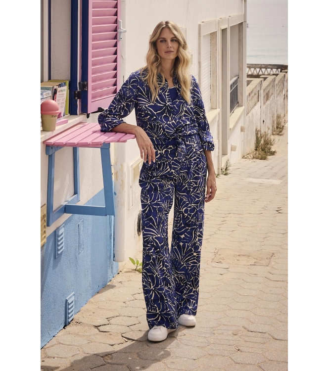 Tramontana Blouse Ink Bloom 099999 Print ink